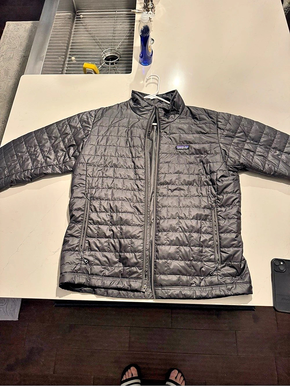 Patagonia Men's Nano Puff Jacket Quilted Puffer charcoal